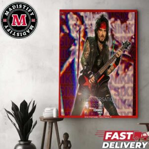 Nikki Sixx Of Motley Crue In Conversation On May 2 On Kerrang Radio 2024 Home Decor Poster Canvas