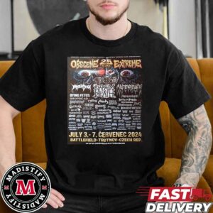 Obscene Extreme 25 Years Festival And Full Band Starts on July 3 At Cervenec 2024 Essentials Unisex T-Shirt
