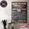 Megadeth Digital Benefits Claim Megadeth In Mexico City Home Decor Poster Canvas