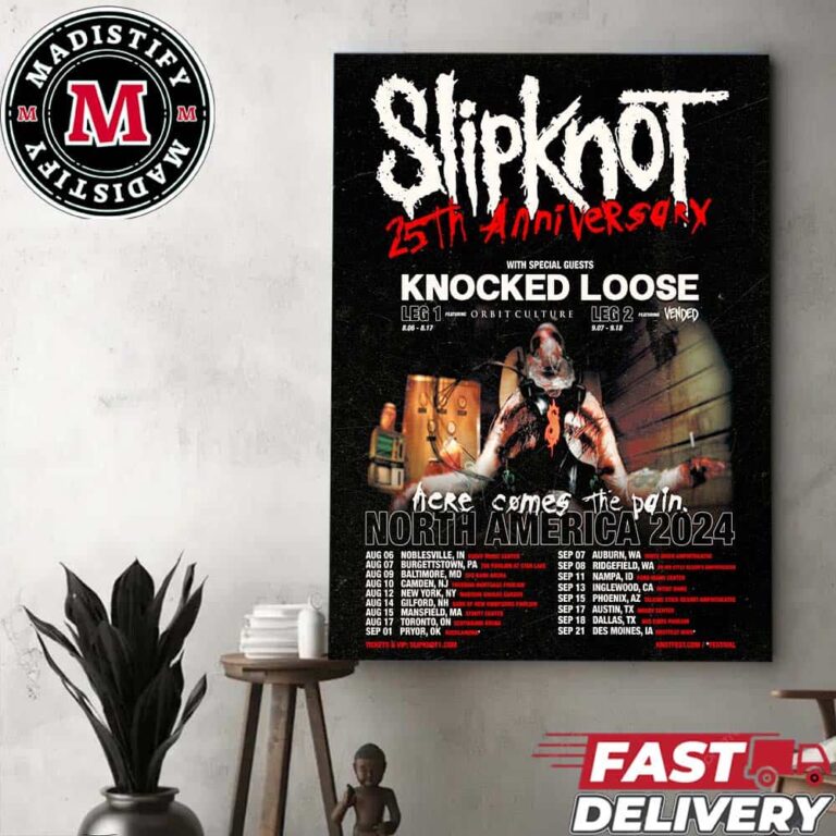 Official Slipknot 25th Anniversary Tour With Special Guests Knocked