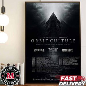 Orbit Culture Tour 2024 Descending Into Madness Schedule List Date Home Decoration Poster Canvas