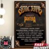 Pantera Show 2024 In Sonic Temple Festival Columbus Full Line Up Band Home Decorates Poster Canvas
