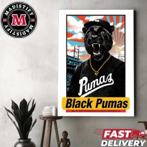 Poster Black Pumas Music On May 11 2024 At Avondale Brewing Company In Birmingham AL Home Decor Poster Canvas