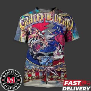 Taylor Rushing’s Limited Edition Release Commemorates The Grateful Dead’s Six-Show Run At The Capitol Theatre From November 5-8 1970 All Over Print Essentials Unisex T-Shirt