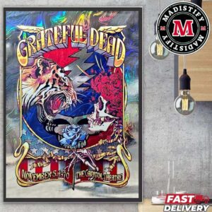 Taylor Rushing’s Limited Edition Release Commemorates The Grateful Dead’s Six-Show Run At The Capitol Theatre From November 5-8 1970 Home Decoration Poster Canvas