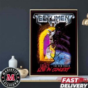 The Legacy TNO Poster For Testament Merchandise Home Decor Poster Canvas