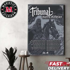 Tribunal Mares Of Thrace The Weight Of Exile Tour 2024 Schedule List Date Home Decor Poster Canvas