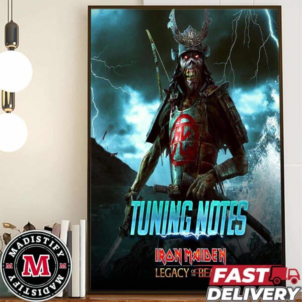 Tuning Notes Iron Maiden Legacy Of The Beast Home Decoration Poster Canvas