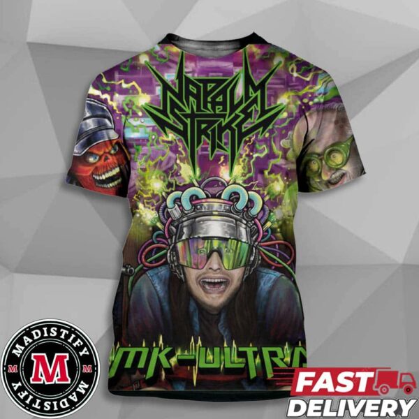 Album MK Ultra By Napalm Strike Release On July 24th 2024 2nd Album From Tucson Arizona US Thrash Metal Outfit All Over Print Unisex Shirt