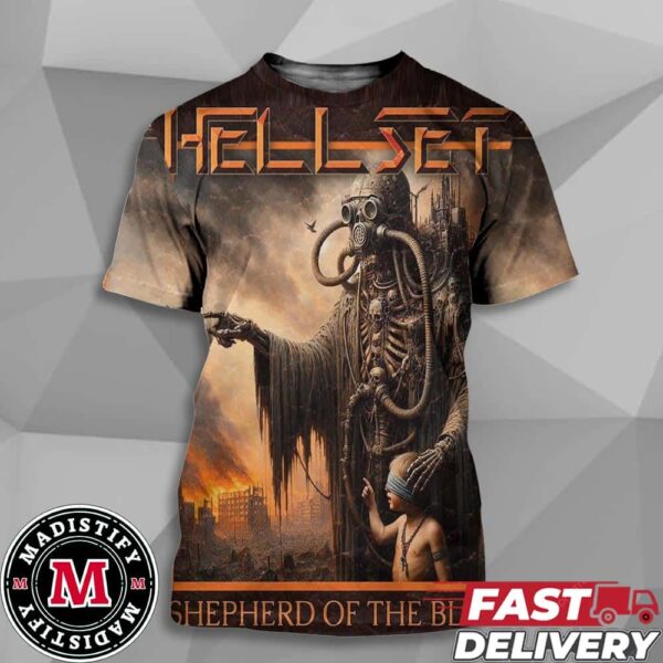 Album Shepherd of the Blind By Hellset Release On June 15th 2024 2nd Album From Rzeszow Podkarpackie Polish Thrash Metal Outfit All Over Print Unisex Shirt