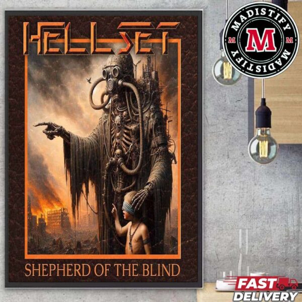 Album Shepherd of the Blind By Hellset Release On June 15th 2024 2nd Album From Rzeszow Podkarpackie Polish Thrash Metal Outfit Home Decor Poster Canvas