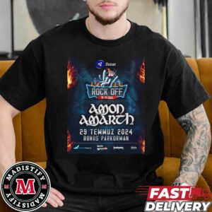 Amon Amarth Show 2024 In Turkey On July 29 At Bonus Parkorman Temmuz 2024 Essentials Unisex T-Shirt