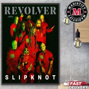 Anniversary 25 Years Of Pain Band Members Slipknot x Revolver Magazine Issue 168 Summer 2024 Home Decor Poster Canvas