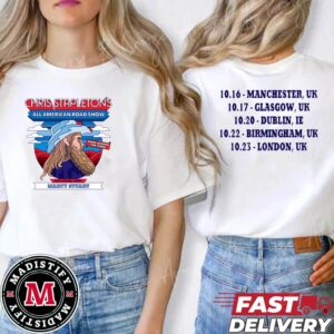 Chris Stapleton All American Road Show 2024 And Schedule List Unisex Two Sides T-Shirt
