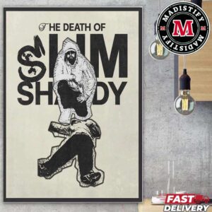 Eminem Bible Announces Metal Print Of The Death Of Slim Shady Gift For Fan Merchandise Limited Edition Home Decoration Poster Canvas