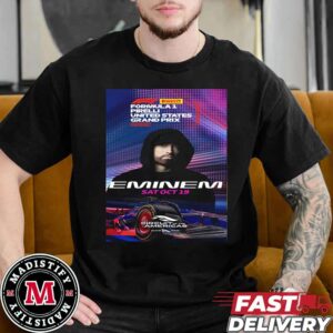 Eminem Dare Me To Drive At Formula 1 Pirelli United States Grand Prix 2024 Austin Texas On October 19th Unisex T-Shirt