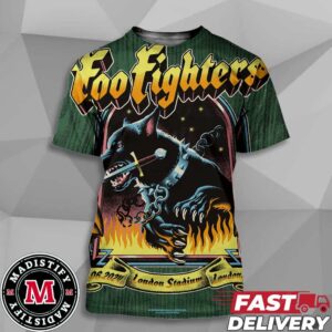 Foo Fighters Everything Or Nothing At All Tour June 22 2024 London Stadium UK By Max Loffler All Over Print Unisex T-Shirt
