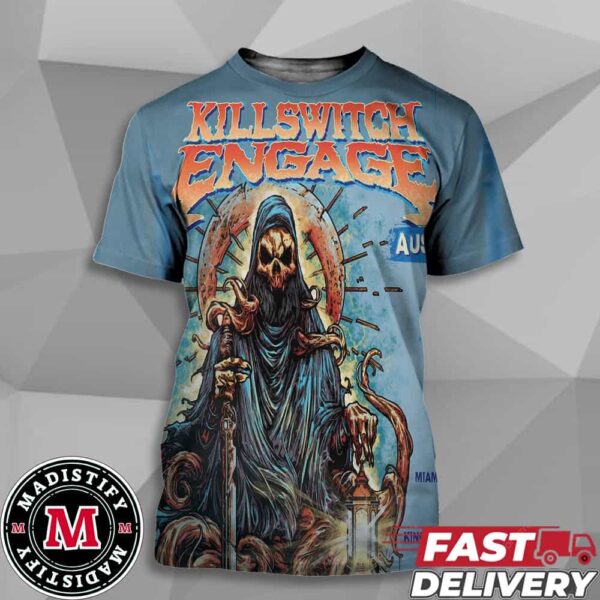 Killswitch Engage Australia 2024 Tour Schedule List Date All Over Print Unisex T-Shirt