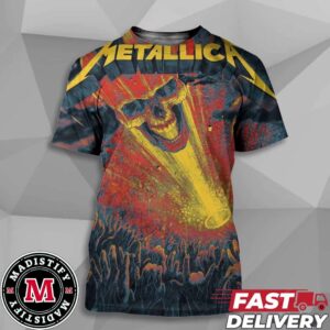 Limited Poster Metallica Show In Nauy At OSLO Norway On June 26th Metallica M72 World Tour 2024 All Over Print Unisex T-Shirt