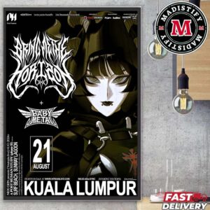Merch Poster Bring Me The Horizon Concert 2024 In Kuala Lumpur Malaysia On August 21st With Babymetal Home Decoration Poster Canvas