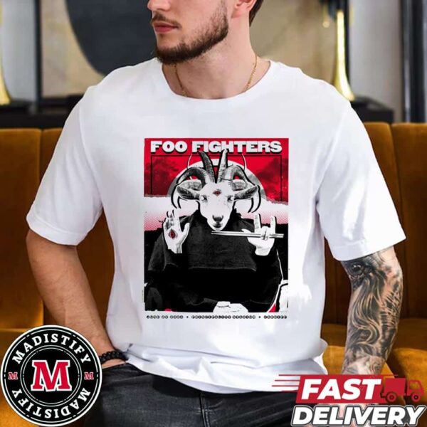Merch Poster For Foo Fighters Tour 2024 At Principality Stadium In Cardiff Wales UK On June 25th Unisex T-Shirt