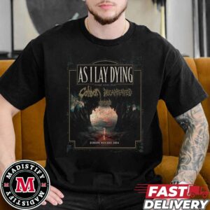 Merch Poster Of Though Storms Ahead Tour Europe 2024 Unisex Essentials T-Shirt