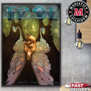 Merch Poster Tool Show In Belgian 2024 At Graspop Metal Meeting Festival Dessel On June 20 Tool Effing Tool Home Decor Poster Canvas