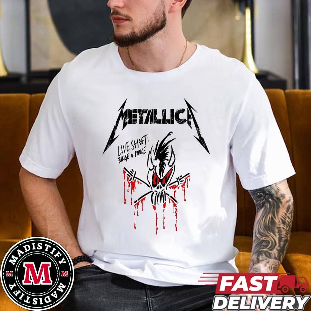 Metallica Live Shit Binge And Purge Metallica M72 World Tour 2024 Unisex Essentials Shirt