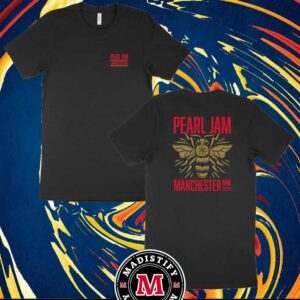 Pearl Jam Manchester Tonight At The Coop Live Event Two Sides June 25 Dark Matter World Tour 2024 Unisex Two Sides T-Shirt