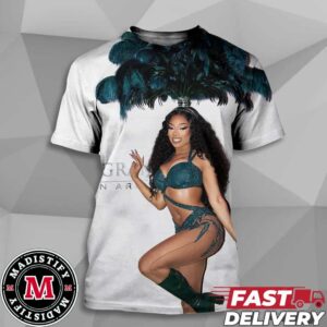 Photograph Of Megan Thee Stallion Via Instagram MGM Grand Garden Arena 2024 All Over Print Unisex T-Shirt