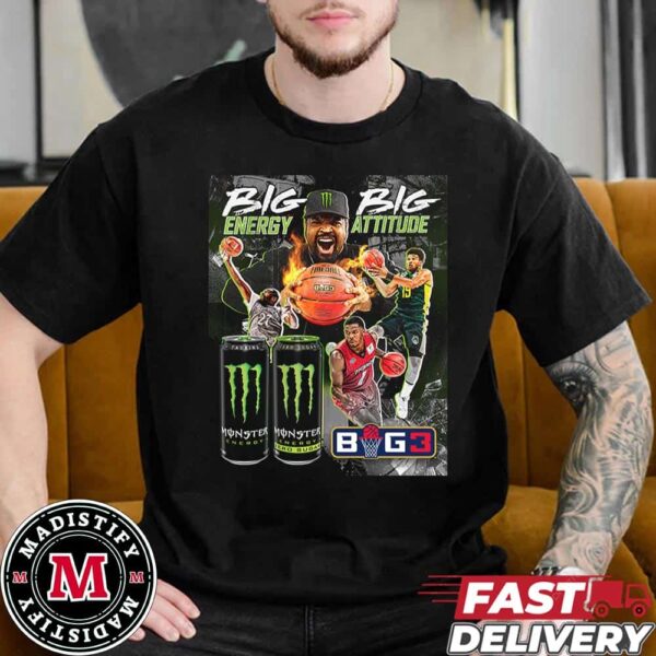 Poster Big Energy Big Attitude Ice Cube x Monster Energy x Basketball Big 3 Unisex Essentials T-Shirt