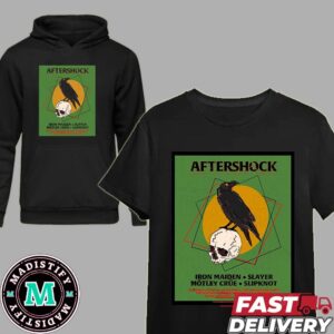 Aftershock Poster Contest October 10-13 2024 Discovery Park Sacramento CA Crow And Skull T-Shirt Hoodie