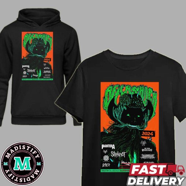 Aftershock Poster Contest October 10-13 2024 Discovery Park Sacramento CA Line Up T-Shirt Hoodie