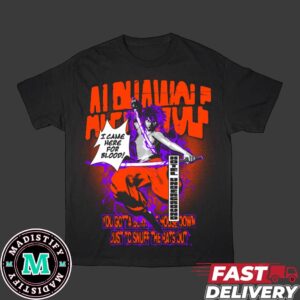 Alpha Wolf I Came Here For Blood Hotel Underground Takeda Merchandise T-Shirt