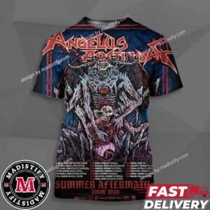 Angelus Apatrida Summer Aftermath Tour 2024 Schedule List Date Unisex All Over Print Essentials T-Shirt