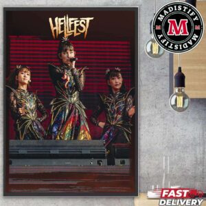 Babymetal At Hellfest Open Air Festival 2024 Flashback Moment Home Decor Poster Canvas