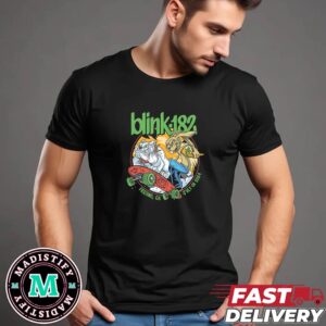 Blink-182 Fresno CA July 8 2024 Show Merchandise One More Time Tour Merchandise T-Shirt