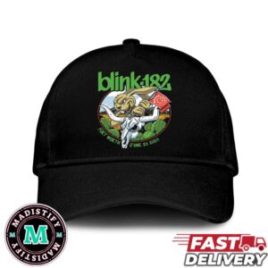 Blink-182 One More Time Tour 2024 Fort Worth June 25 2024 Merchandise Classic Hat-Cap Snapback