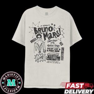 Bruno Mars Concert 2024 24K Magic World Tour Bruno Mars Live Merchandise T-Shirt