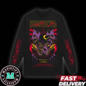 Colorful Foxes Babymetal Merchandise All Over Print Long Sleeve Hoodie