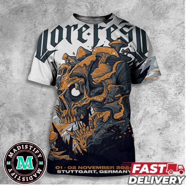 Core Fest Germany For The 2024 Festival 1-2 November 2024 Stuttgart Germany All Over Print T-Shirt