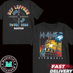 Def Leppard Pyromania Rock Till You Drop Tour Till We Drop Tour 2024 Boston T-Shirt