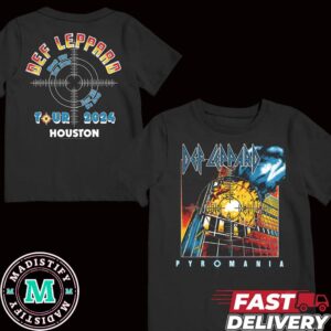 Def Leppard Pyromania Rock Till You Drop Tour Till We Drop Tour 2024 Houston T-Shirt