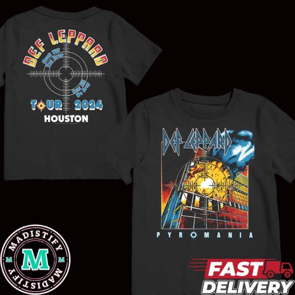 Def Leppard Pyromania Rock Till You Drop Tour Till We Drop Tour 2024 Houston T-Shirt