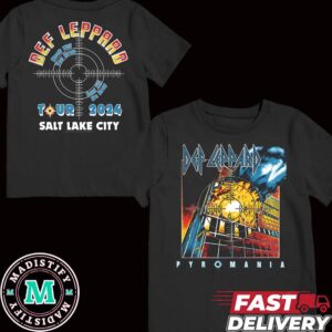 Def Leppard Pyromania Rock Till You Drop Tour Till We Drop Tour 2024 Salt Lake City T-Shirt