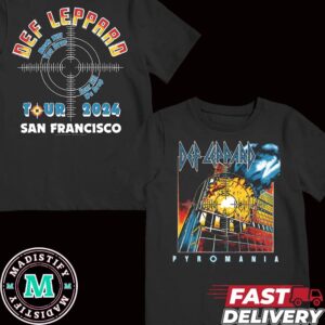 Def Leppard Pyromania Rock Till You Drop Tour Till We Drop Tour 2024 San Francisco T-Shirt