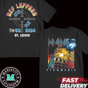 Def Leppard Pyromania Rock Till You Drop Tour Till We Drop Tour 2024 St Louis  T-Shirt