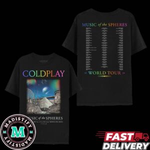 Dusseldorf July 2024 Music Of The Spheres Limited Edtion Tour By Coldplay T-Shirt