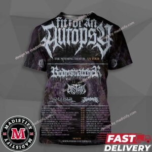 Fit For An Autopsy The Northing That Is US Tour 2024 Schedule List Date Unisex All Over Print Essentials T-Shirt