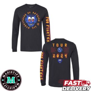 Foo Fighters Tour 2024 Devil All Over Print Long Sleeve Hoodie